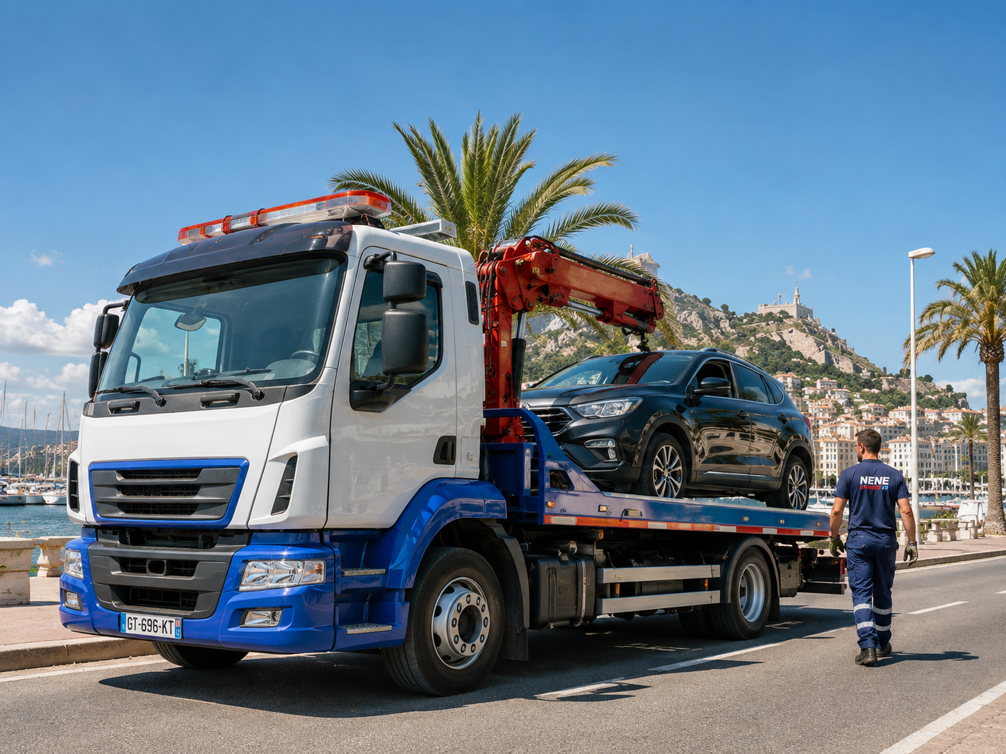 Camion épaviste à Toulon pour enlèvement gratuit d’épave