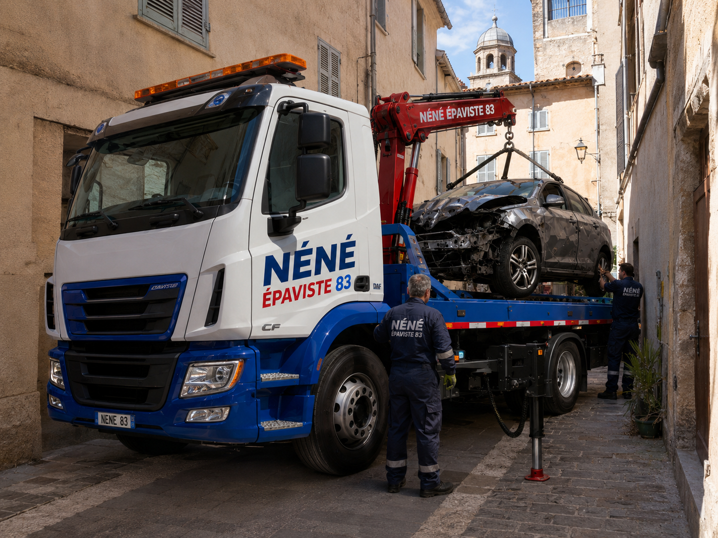 Épaviste 83 pour véhicule bloqué en sous-sol