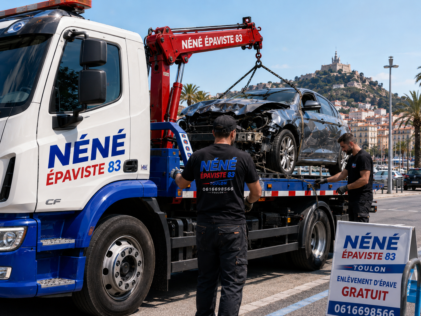 Intervention épaviste accès difficile