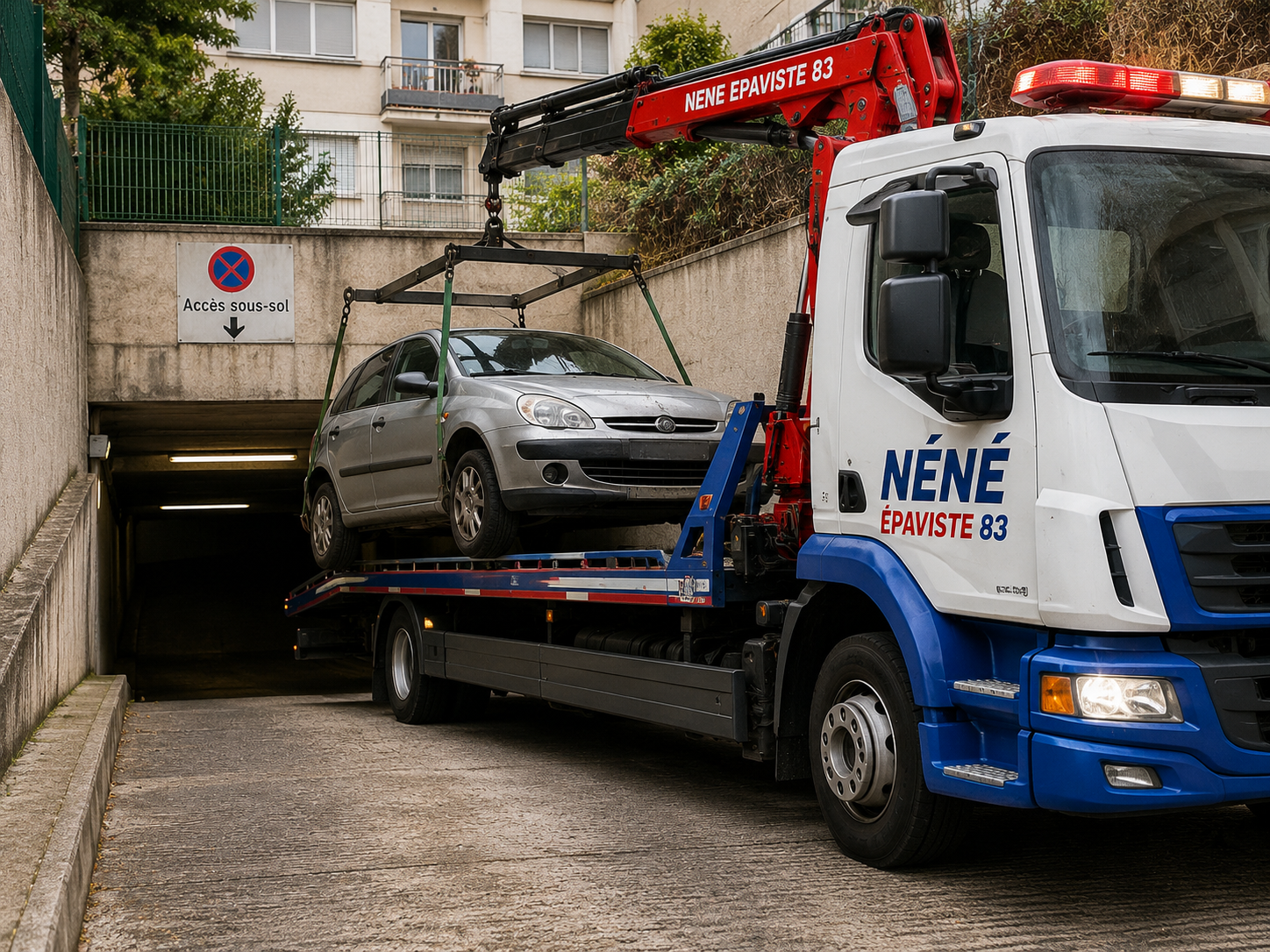 Enlèvement d’épave en accès difficile à Toulon